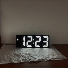 Load image into Gallery viewer, 1pc Smart Voice-Controlled LED Desk Clock with Snooze Function - Silent Digital Alarm for Bedroom & Office Use