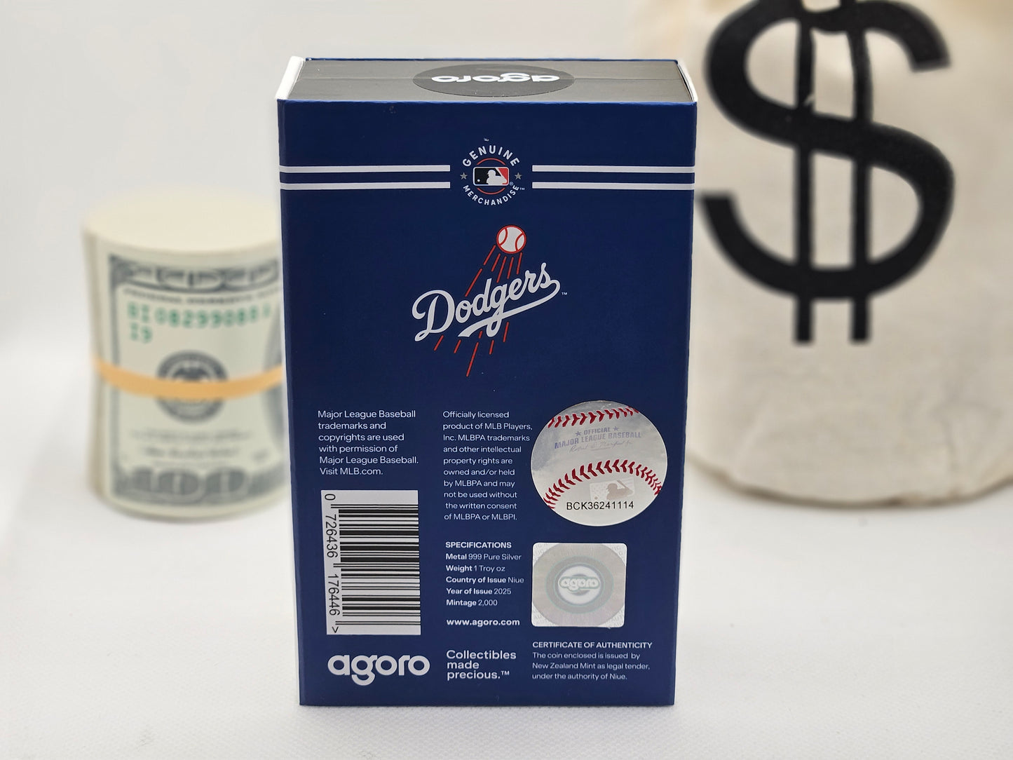 2023 2oz Proof Silver Chibi Mookie Betts in Collectors Box Silver Coin