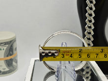 Load image into Gallery viewer, Vintage Southwestern Navajo Style Stamped .925 Sterling Silver Cuff Bracelet BUY
