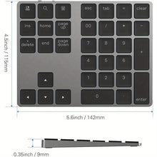 Load image into Gallery viewer, Rechargeable Wireless Digital Keyboard Suitable For Financial Accounting Stock Portable Wireless Office Computer Keyboard