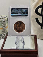Load image into Gallery viewer, 1954–1970 Great Britain Penny Queen Elizabeth II NGC Genuine British Coin
