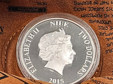 Load image into Gallery viewer, Cerberus 3 Headed Hounds of Hell 1oz Silver Coin with Indian Prayer Bag BUY NOW!