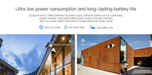 Load image into Gallery viewer, Security Camera Wireless Outdoor, 3MP Night Vision with Spotlight, Wire-Free Battery Solar Powered, Human Detection, with Solar Panel, PIR Human Detection, 2-Way Talk, IP65 Waterproof, SD Card/Cloud Storage, Security Cameras
