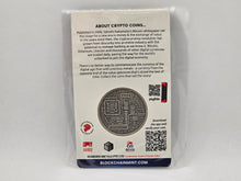 Load image into Gallery viewer, 1oz Silver .999 Fine Silver Bitcoin Silver Round in Original Card .999 Silver Round 1 oz Crypto Coin