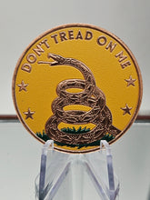 Load image into Gallery viewer, 1oz .999 Fine Colorized Don't Tread on Me Copper Round Invest Today