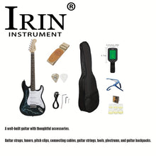 Load image into Gallery viewer, IRIN Maple Electric Guitar, WithLightning Graphics, Good Sound Effects, And Good Sound Quality, Scope Light, Suitable For Beginners