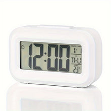 Load image into Gallery viewer, Sleek Digital Alarm Clock with Temperature Sensor, Luminous LED Display, Sleep Timer - A Chic, Smart Room Decor Piece