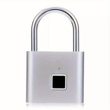 Load image into Gallery viewer, 1pc Mini Smart Fingerprint Padlock, Security Door Lock, Antitheft Keyless USB Rechargeable Lock For Suitcase Luggage