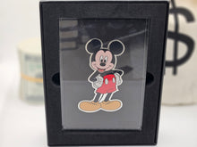 Load image into Gallery viewer, 1oz Silver .999 Fine Silver Colored Mikey Mouse Silver in Collectors Case .999 Silver Coin