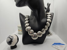Load image into Gallery viewer, Stunner Vintage Navajo Native American Indian Heavy 925 Sterling Silver Necklace