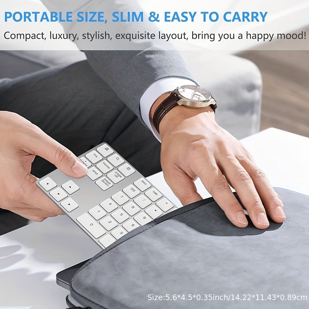 Rechargeable Wireless Digital Keyboard Suitable For Financial Accounting Stock Portable Wireless Office Computer Keyboard