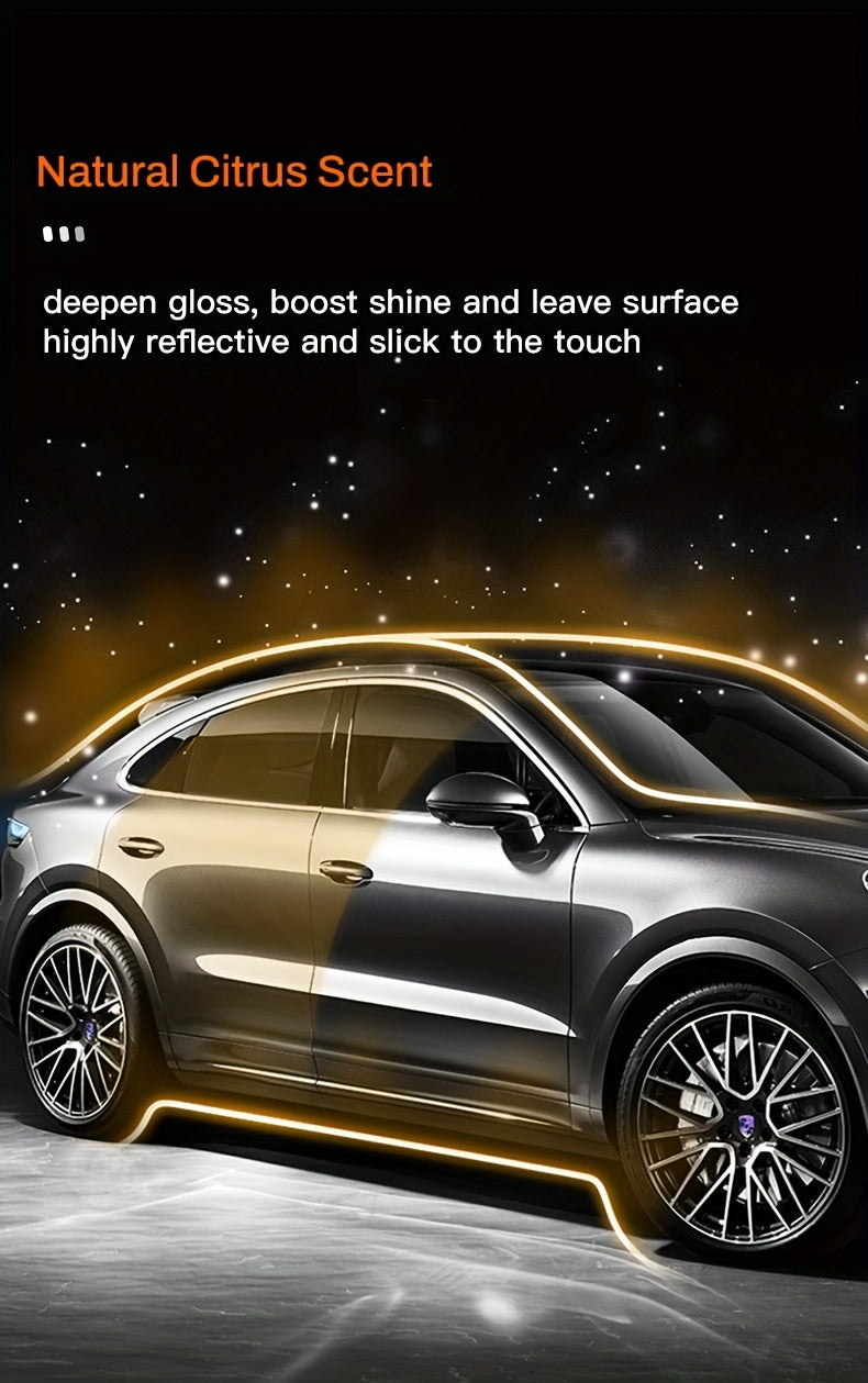 Mega Foam Car Wash Soap - High-Concentrated Foam Wash For Cars - Natural Citrus Scent, Non-Streaking, Safe For All Surfaces, 30% Active Ingredients For Superior Cleaning And Lubrication, Phosphate-Free, Neutral PH Formula