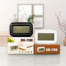 Load image into Gallery viewer, Sleek Digital Alarm Clock with Temperature Sensor, Luminous LED Display, Sleep Timer - A Chic, Smart Room Decor Piece