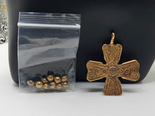 Load image into Gallery viewer, Very Rare Gold Byzantine Cross Recovered from a Shipwreck Large