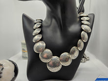 Load image into Gallery viewer, Stunner Vintage Navajo Native American Indian Heavy 925 Sterling Silver Necklace