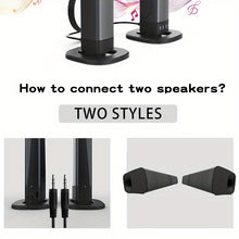 Load image into Gallery viewer, 20W 3D Wireless Home Theater Computer Stereo Surround Speakers - Transformable into Two TV Speakers - Perfect Gift for Any Occasion