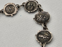 Load image into Gallery viewer, Very Holy Vintage 925 Sterling Silver Link Prayer Bracelet 6-inch Round Jewelry Rosery