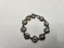 Load image into Gallery viewer, Very Holy Vintage 925 Sterling Silver Link Prayer Bracelet 6-inch Round Jewelry Rosery