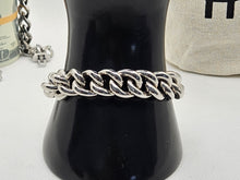 Load image into Gallery viewer, Women's Italian Thick 925 Sterling Silver Bracelet with Clasp Chain Bracelets