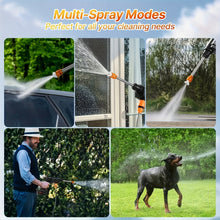 Load image into Gallery viewer, Portable Cordless Handheld High Pressure Car Wash Gun, 2 Rechargeable Battery Powered, Nozzle Stainless Steel Handheld Pressure Car Wash Gun Cleaning Kit For Car Detailing, Fencing, Floor Cleaning, Plants And More.