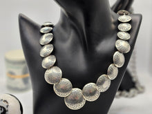 Load image into Gallery viewer, Stunner Vintage Navajo Native American Indian Heavy 925 Sterling Silver Necklace