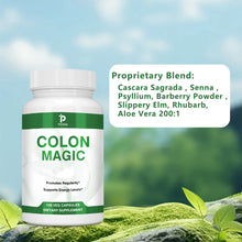 Load image into Gallery viewer, Colon Detox and Cleanse - Contains Psyllium Husk for A Healthy Stomach and Clean Gut - 120 Capsules