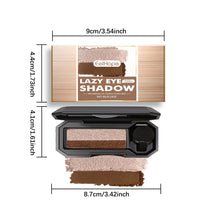 Load image into Gallery viewer, Women's Natural Color Pearlescent Matt Novice Makeup Sequins Eye Shadow Long Lasting for Eye Makeup Perfect Dual Color Eyeshadow