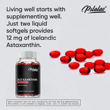 Load image into Gallery viewer, Astaxanthin - Promotes Cardiovascular Health and Accelerates Metabolism, Supports Eye and Joint Health - 60 Capsules