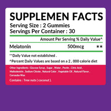Load image into Gallery viewer, Melatonin Gummies - Sleep Aid, Relieve Stress, Fall Asleep Quickly, Improve Sleep Quality, Promote Deep Sleep - 60 Gummies