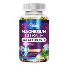 Load image into Gallery viewer, Magnesium Citrate 1000mg - Maximum Absorption for Muscle, Nerve, Bone and Heart Health - 120 Capsules