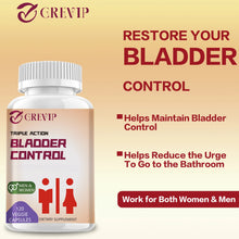 Load image into Gallery viewer, Bladder Control - with Cranberry, Pumpkin Seed Extract - Urinary Tract Health, Supports Healthy Urination - 120 Capsules