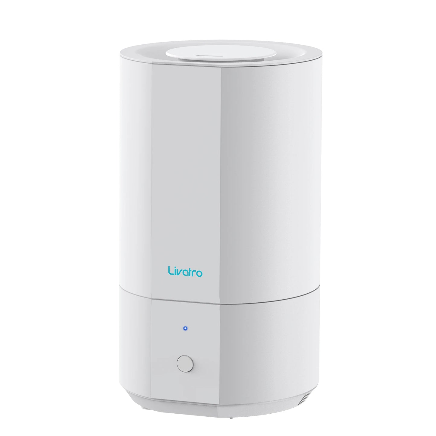 4L Top Fill Humidifier for Bedroom, Cool Mist with Ultrasonic Quiet, Auto Shut-off and Easy to Clean,  40Hrs Runtime, White