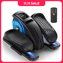 Load image into Gallery viewer, MERACH Under Desk Elliptical Machine Leg Exerciser for Seniors Adults Portable Quiet Electric Seated Pedal Exerciser 12 Speeds