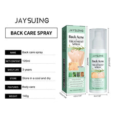 Load image into Gallery viewer, Jaysuing Repair Back Acne Care Spray Shoulder Pimple Remove Fade Acne Scar Soothe Body Nourish Skin Cleansing Body Pimples Spray