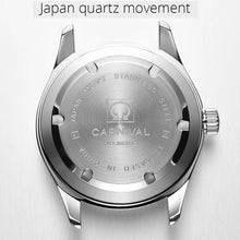 Load image into Gallery viewer, Luminous Watch Men 2020 CARNIVAL Mens Watches Top Brand Luxury Waterproof Sports Quartz Wristwatch Japan Movement Watch For Men