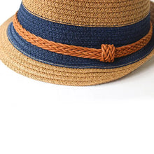 Load image into Gallery viewer, Baby Hat Fashion Straw Cap For Boys Girls Children Breathable Hat Show Kids Hat Beach Caps Summer Sun Hats