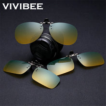 Load image into Gallery viewer, Day and Night Flip Up Clip On Sunglasses Polarized Driving Aviation Oversized S M L Size Yellow Green Lens Fishing UV400 Goggles