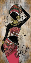 Load image into Gallery viewer, Diy Diamond Painting African Women Art Home Decor African Girl Full Diamond Embroidery ethnic Painting African Beauty Woman