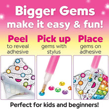 Load image into Gallery viewer, Kids Big Gem Diamond Painting Kit DIY Art Crafts Magical 5D Crysal Paint by Number Mosaic Stickers Boys Girls Diamond Embroidery