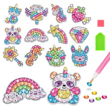 Load image into Gallery viewer, Kids Big Gem Diamond Painting Kit DIY Art Crafts Magical 5D Crysal Paint by Number Mosaic Stickers Boys Girls Diamond Embroidery