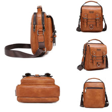 Load image into Gallery viewer, JEEP BULUO Multi-function Business Handbags Men New Man's Shoulder Bag Large Capacity Leather Messenger Bag Crossbody Big Brand