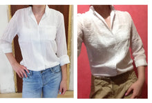 Load image into Gallery viewer, Chemisier Femme Womens Tops Fashion Summer Linen White Shirt Women Long Sleeve Blouse Korean Woman Clothes Roupas Femininas