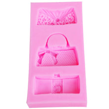 Load image into Gallery viewer, Byjunyeor F1154 Fashion Bags Epoxy UV Resin Fondant Chocolate Mold Silicone Mold Fondant Cake Decoration Molds