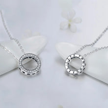 Load image into Gallery viewer, Modian Romantic Real 925 Sterling Silver Fashion Round Hearts Necklace For Women Fantastic Life Wedding Necklaces Jewelry Gift