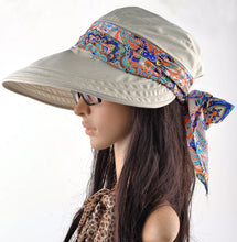 Load image into Gallery viewer, Summer hats for women chapeu feminino new fashion visors cap sun cap collapsible anti-uv hat 6 colors