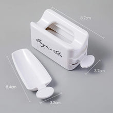 Load image into Gallery viewer, Nails art glitter powder sequins double layer manicure tool rhinestones gems decorations recycling box storage portable containe