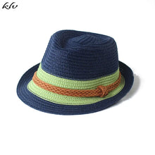 Load image into Gallery viewer, Baby Hat Fashion Straw Cap For Boys Girls Children Breathable Hat Show Kids Hat Beach Caps Summer Sun Hats