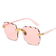Load image into Gallery viewer, Square Rimless Sunglasses Women Luxury Brand Designer Summer Red Glasses Fashion Sun glasses For Men UV400 Shades Oculos