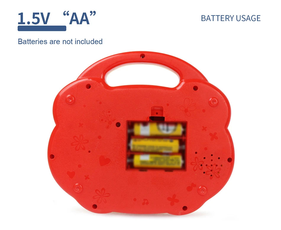 Kids Cartoon Piano Keyboard Game with Animal Sounds Flashing Light Music Baby Instrument Music Toys Educational Toys Kids Gifts