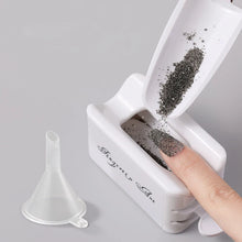 Load image into Gallery viewer, Nails art glitter powder sequins double layer manicure tool rhinestones gems decorations recycling box storage portable containe